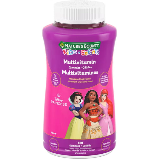 Natures Bounty KIDS Multivitamin, Disney Princess front package