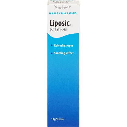 Liposic Ophthalmic Gel front package