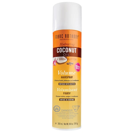 Marc Anthony Hydrating Coconut Oil & Shea Butter Volume Hairspray front package