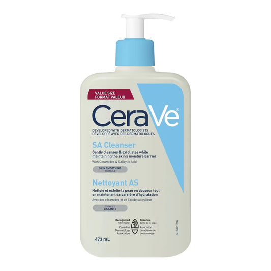 CeraVe Exfoliating Salicylic Acid Face Cleanser 473 mL product image