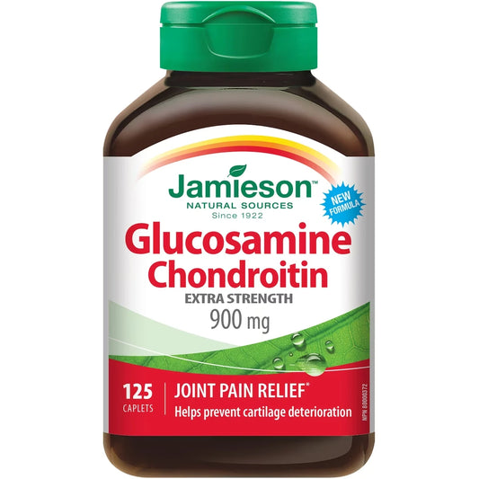 Jamieson Glucosamine Chondroitin Caplets 900 mg front package