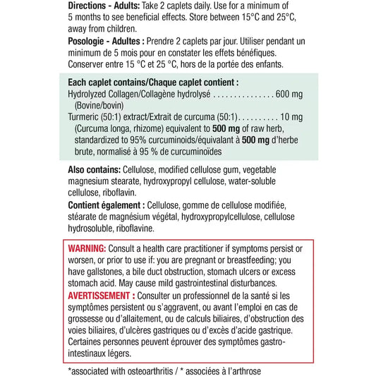 Jamieson Collagen Turmeric Complex product detail
