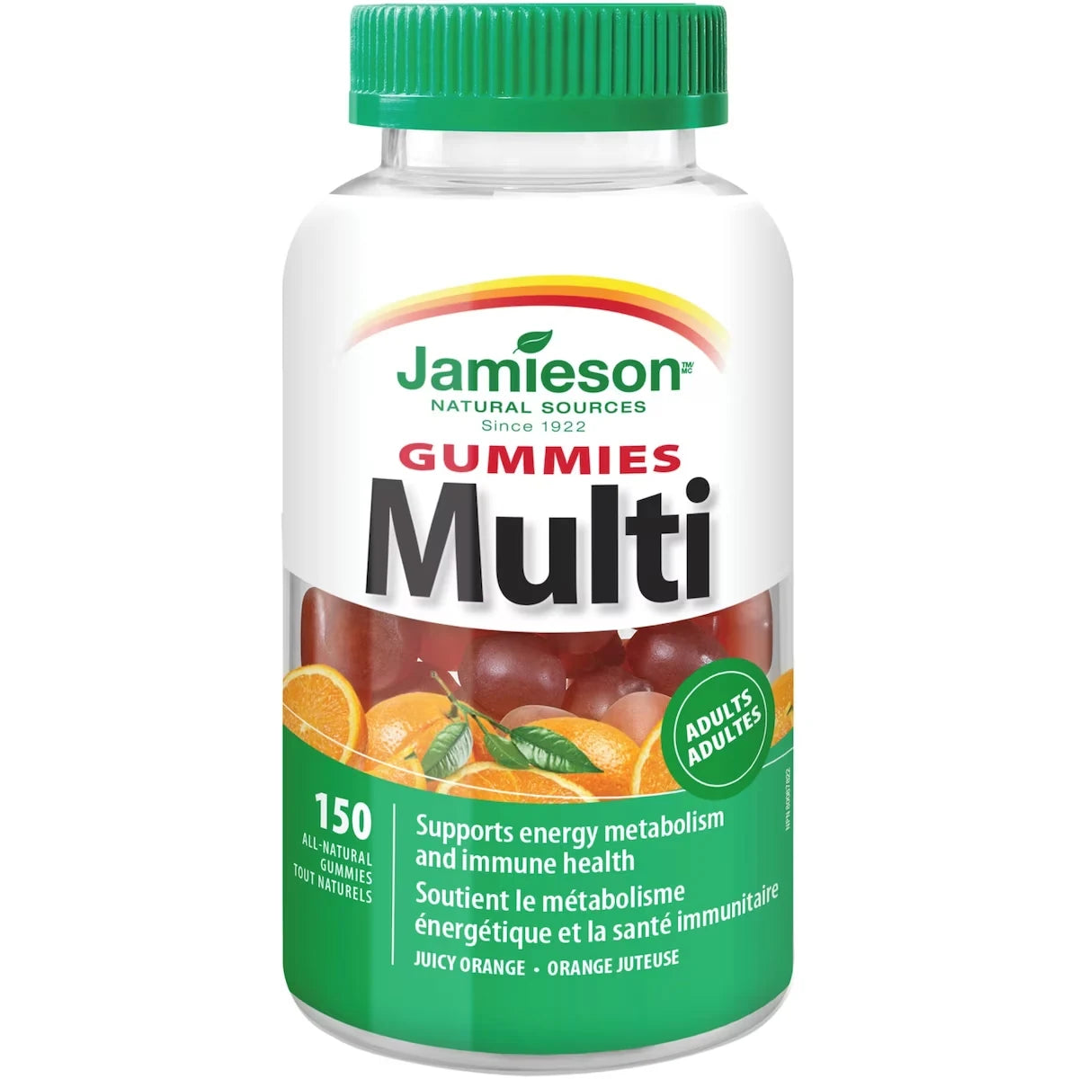 Jamieson Multivitamin Gummies For Adults front package