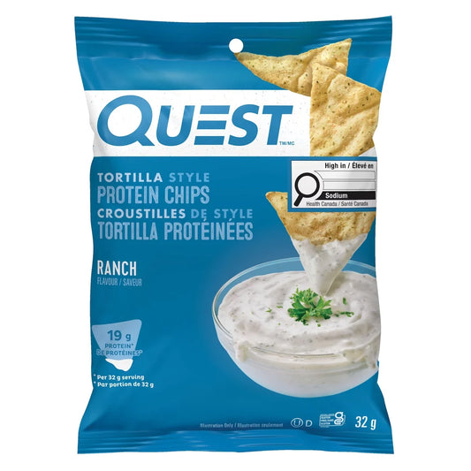 Quest Ranch Tortilla Bag front package