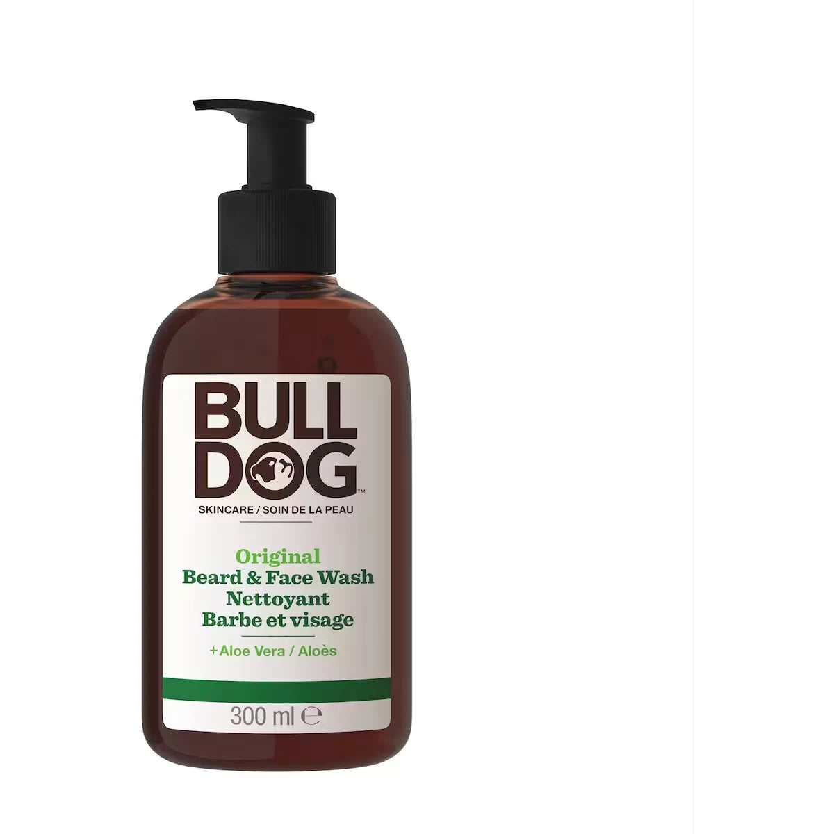 Bulldog Original Beard & Face Wash front package