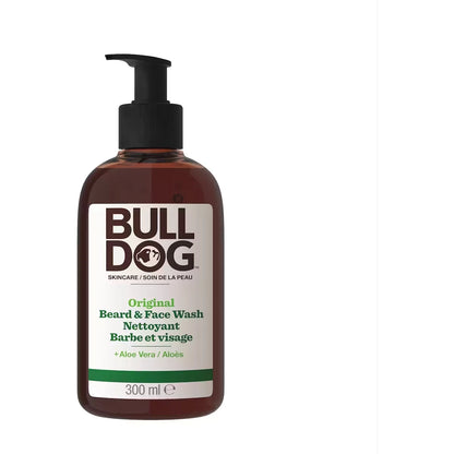 Bulldog Original Beard & Face Wash front package