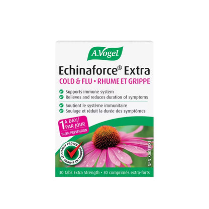 A Vogel Echinaforce Extra Immune Support for Cold and Flu front package