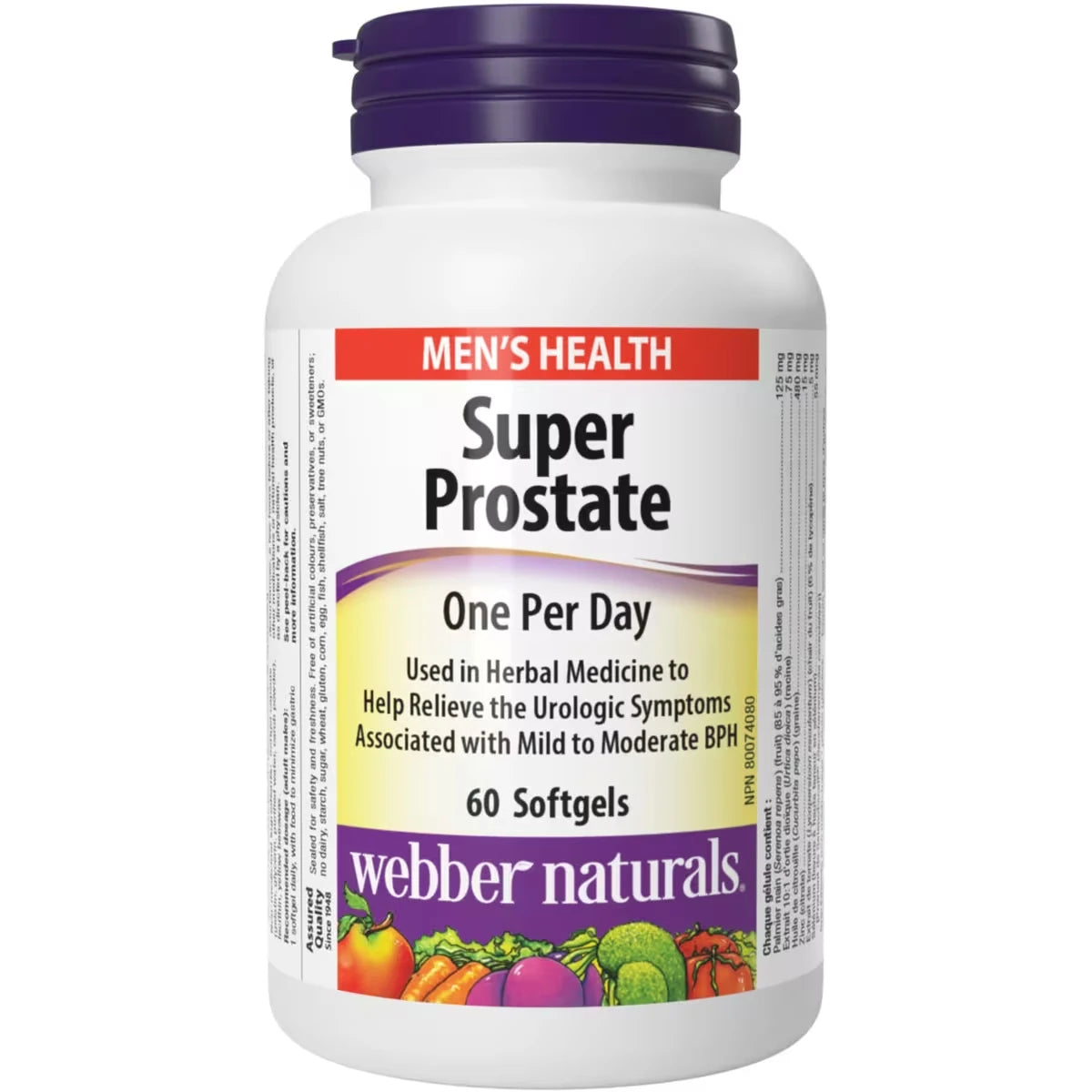 Webber Super Prostate front package