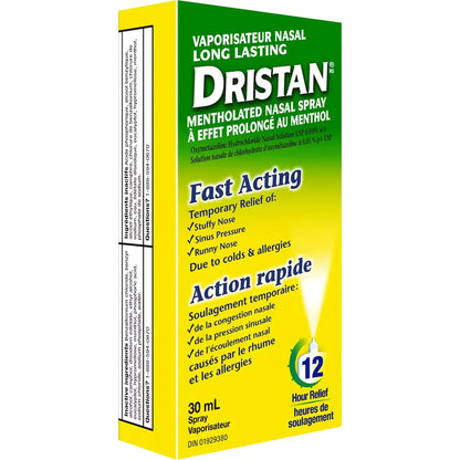 Dristan Mentholated Nasal Spray Long Lasting 30 ml product detail