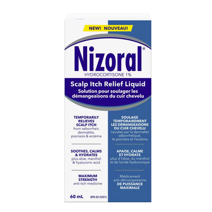 Nizoral Scalp Itch Relief Liquid front package