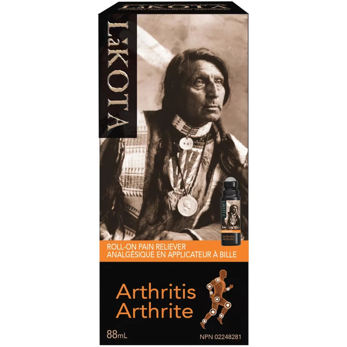 Lakota Arthritis Roll On Pain Reliever front package