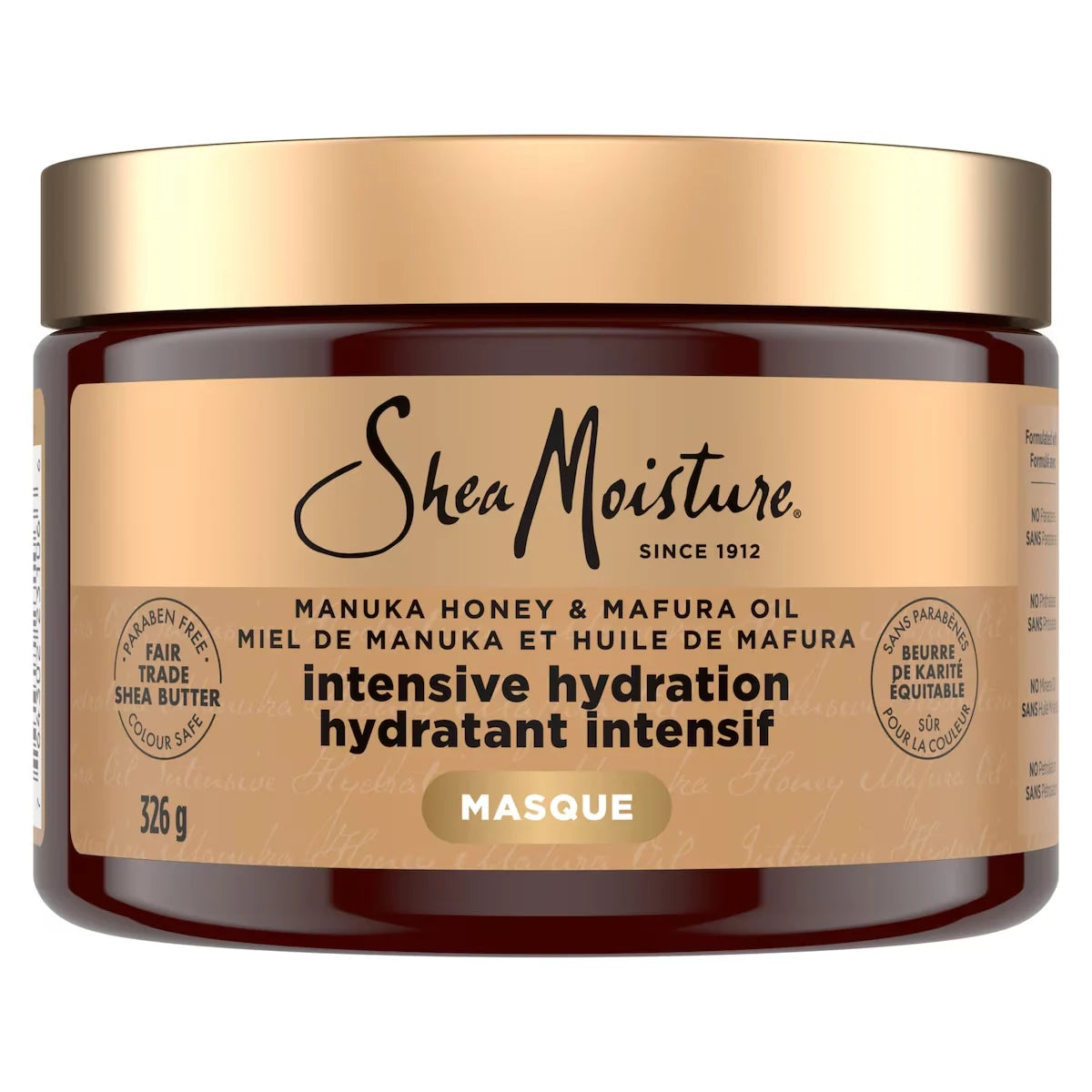 Shea Moisture Intensive Hydration Hair Masque hair treatment for dry alternate view