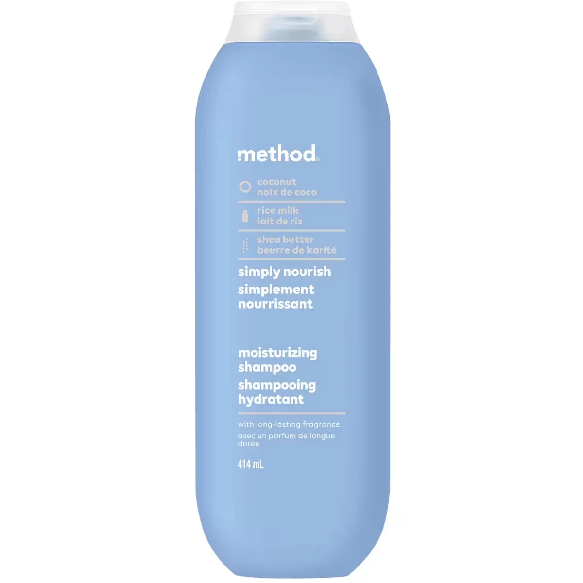 Method Simply Nourish Moisturizing Shampoo front package