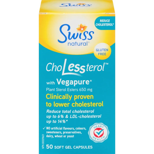 Swiss CholessterolTM With Vegapure 50 capsules front package