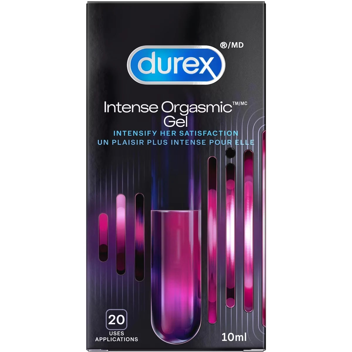 Durex Intense Orgasmic Gel front package