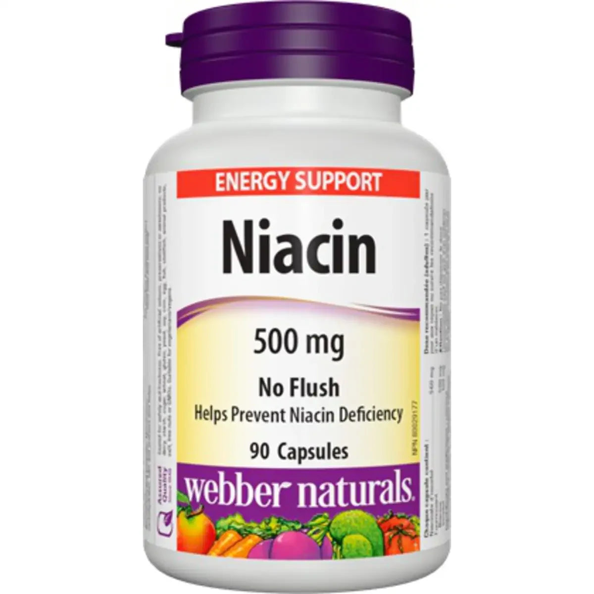 Webber No Flush Niacin 500 mg front package