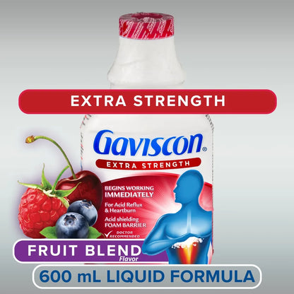 Gaviscon Extra Strength Liquid Soothing Fruit Blend product detail