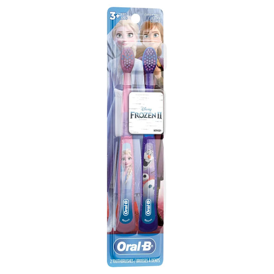 Oral B Frozen Toothbrush Soft 2ct 2 count front package