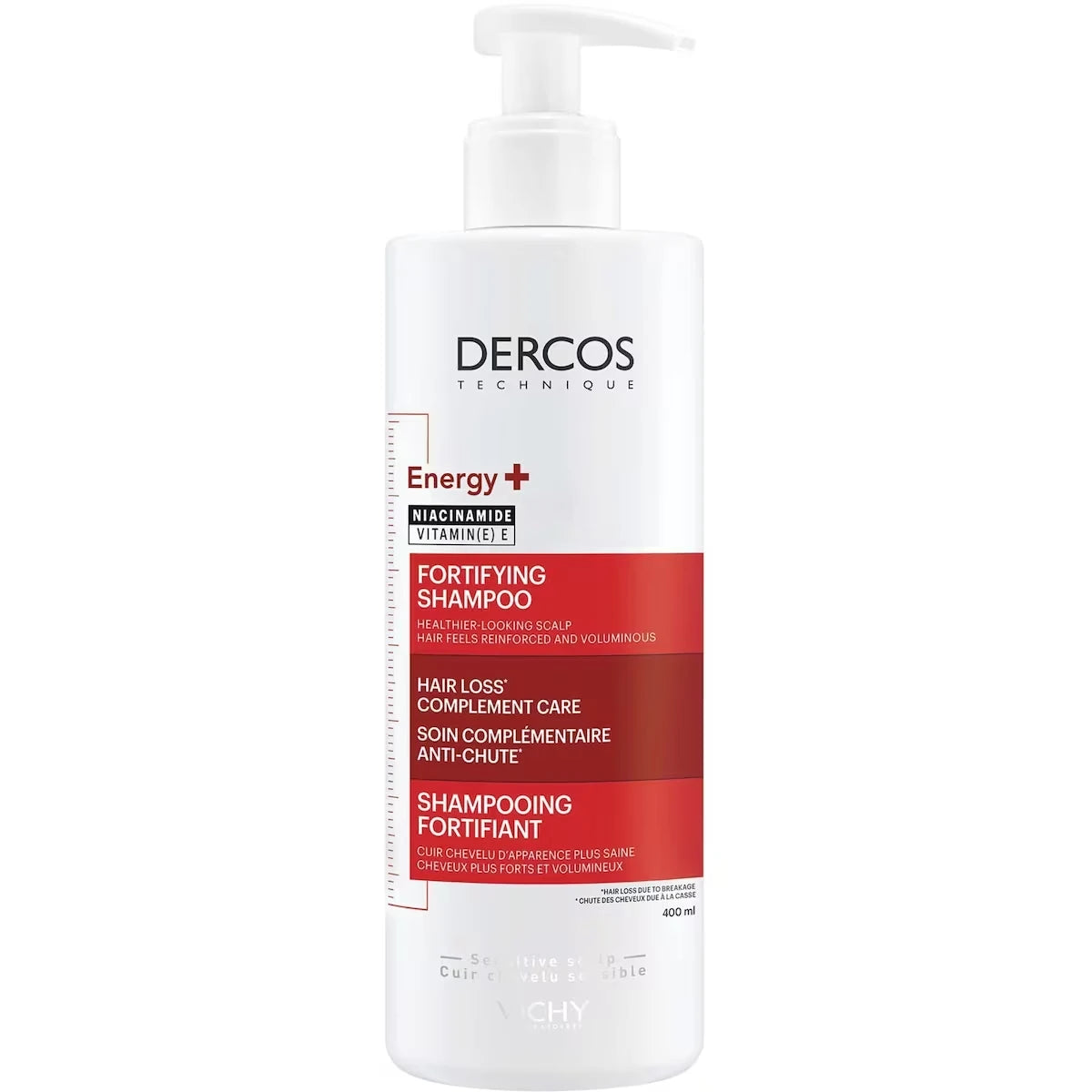Vichy Dercos Energy+ Fortifying Shampoo 400 mL product image