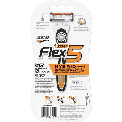 Bic Hybrid Flex 5 Razor product detail