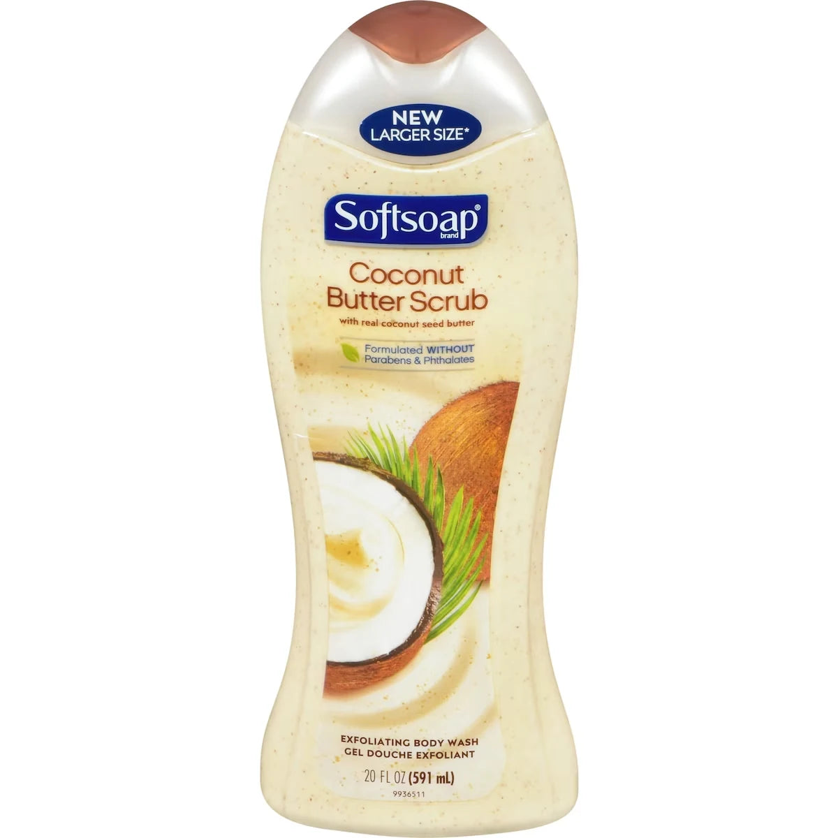 Softsoap Coconut Butter Scrub 591ml front package