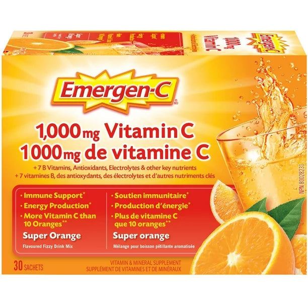 Emergen-C Vitamin C 1000 mg 30 Sachets