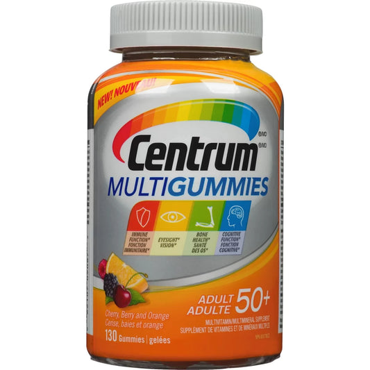 Centrum MultiGummies Adults 50+ Multivitamin Supplement Gummies, 130 Count product detail