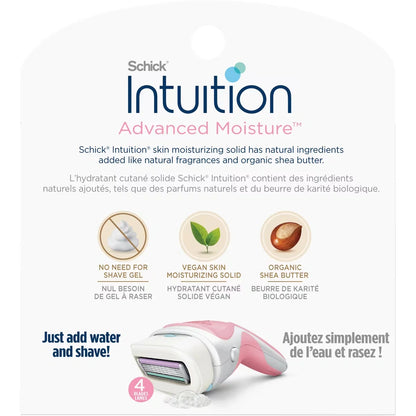 Schick Intuition Advanced Moisture Women’s Razor Refills with Shea Butter product detail
