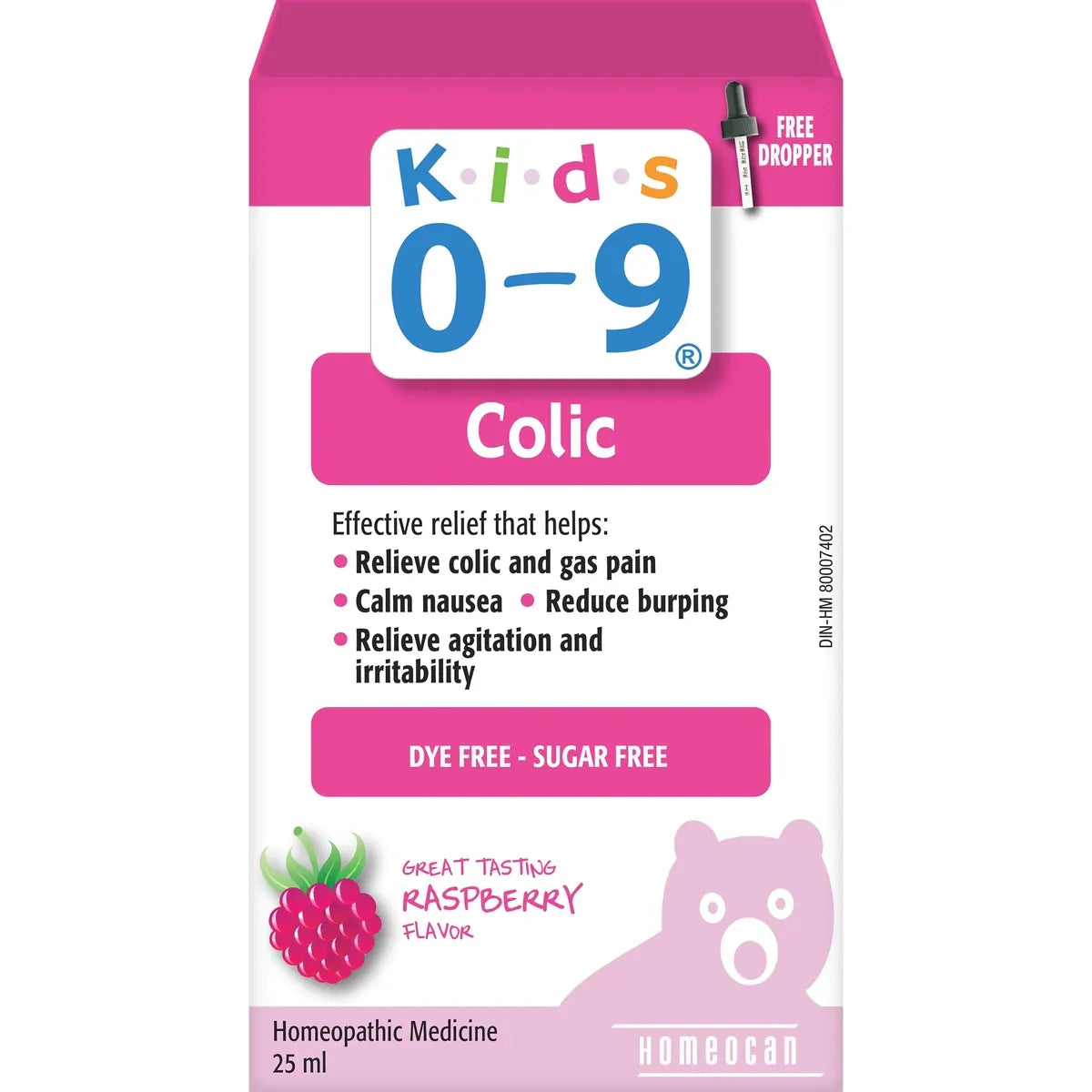 Homeocan Kids 0-9 Colic front package
