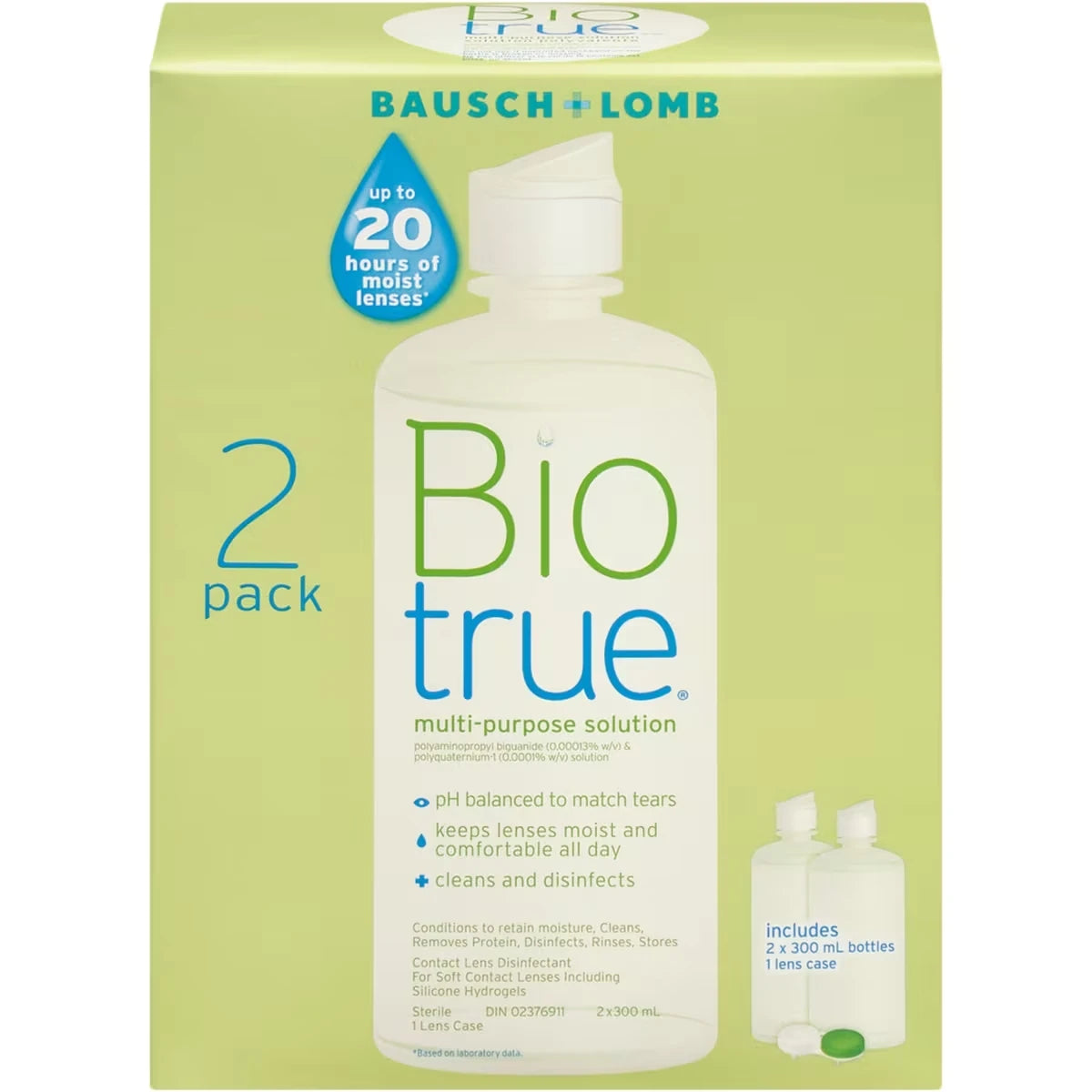 Biotrue Multi-Purpose Solution Twin Pack 600 mL view 2