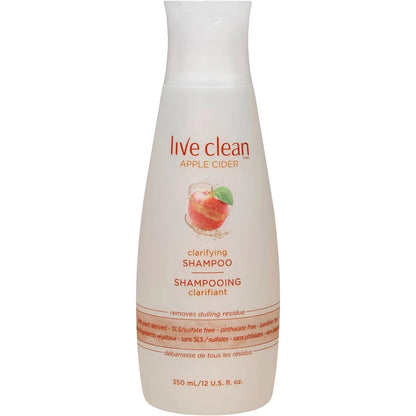 Live Clean Apple Cider Clarifying Shampoo front package