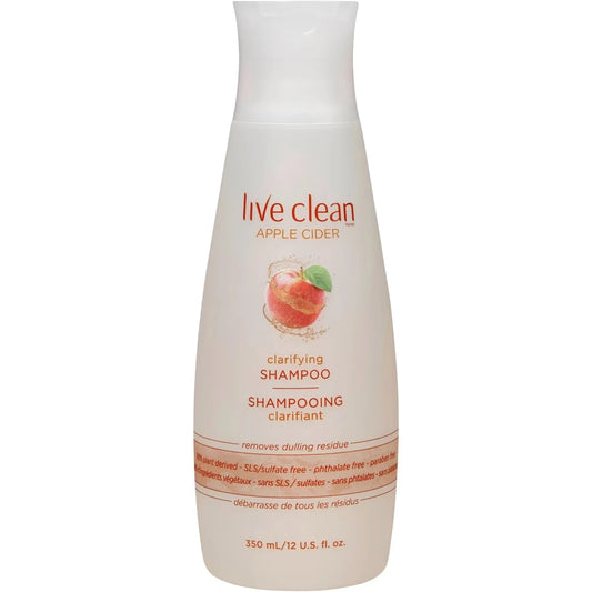 Live Clean Apple Cider Clarifying Shampoo front package