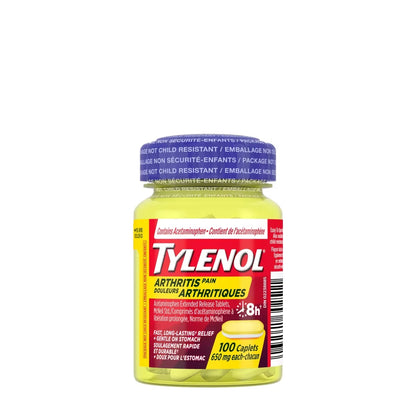 Tylenol Arthritis Pain Reliever Acetaminophen 650mg front package
