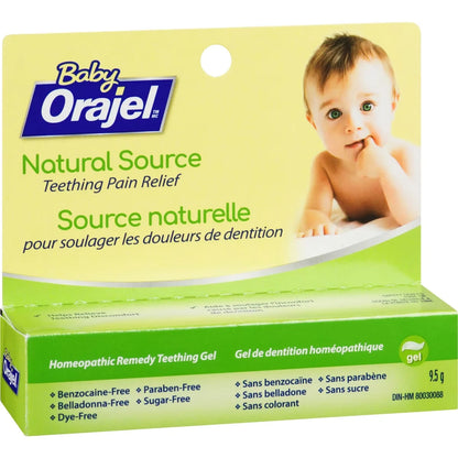 Orajel Natural Source Teething Pain relief Gel product detail