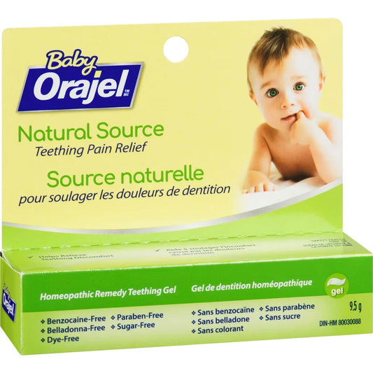 Orajel Natural Source Teething Pain relief Gel product detail
