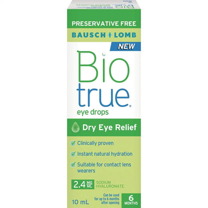Biotrue Eye Drops Multi-Dose 10 mL front package