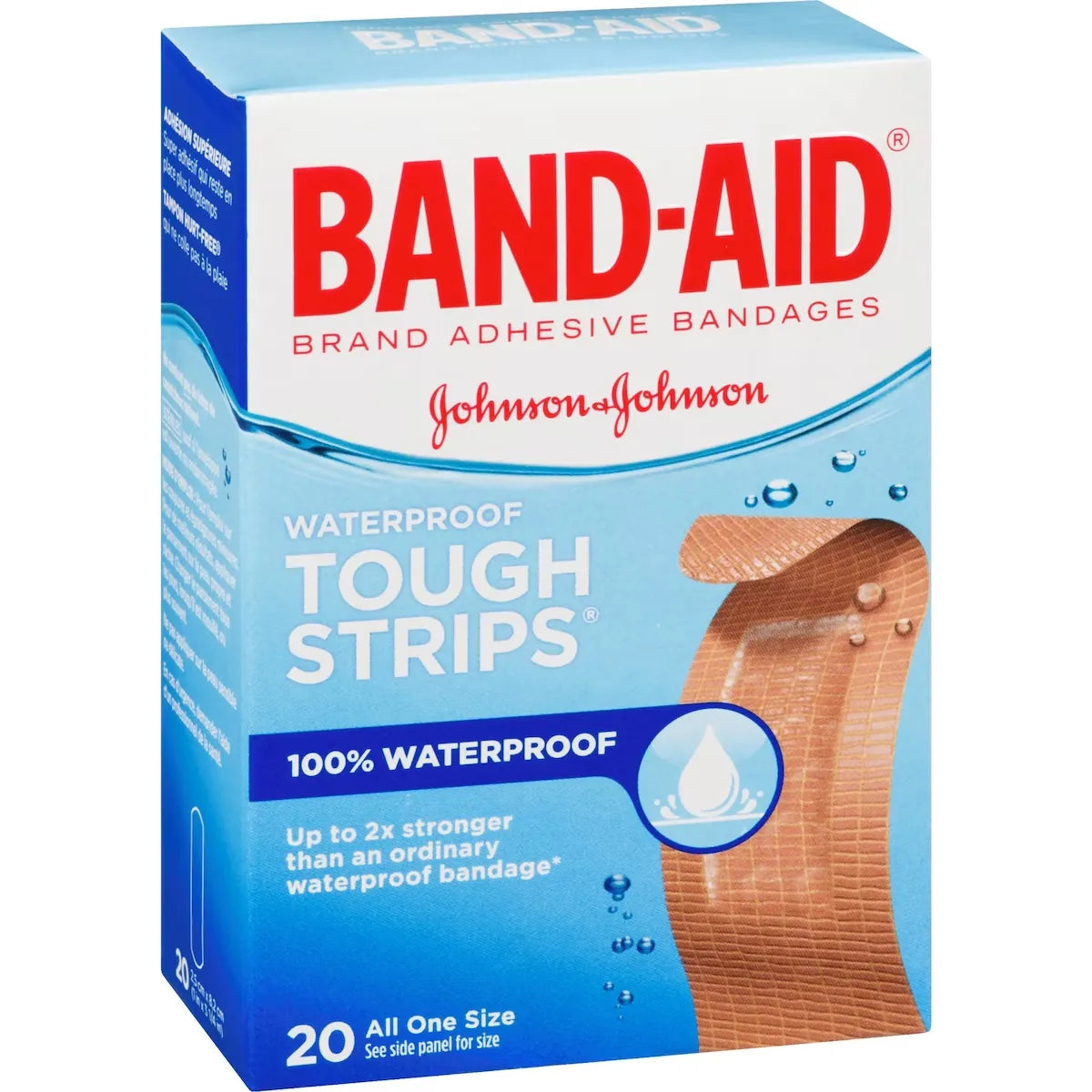 Band-Aid Tough-Strips Adhesive Bandages, Waterproof product detail