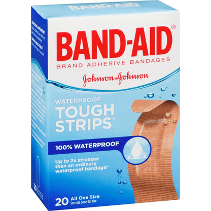 Band-Aid Tough-Strips Adhesive Bandages, Waterproof product detail