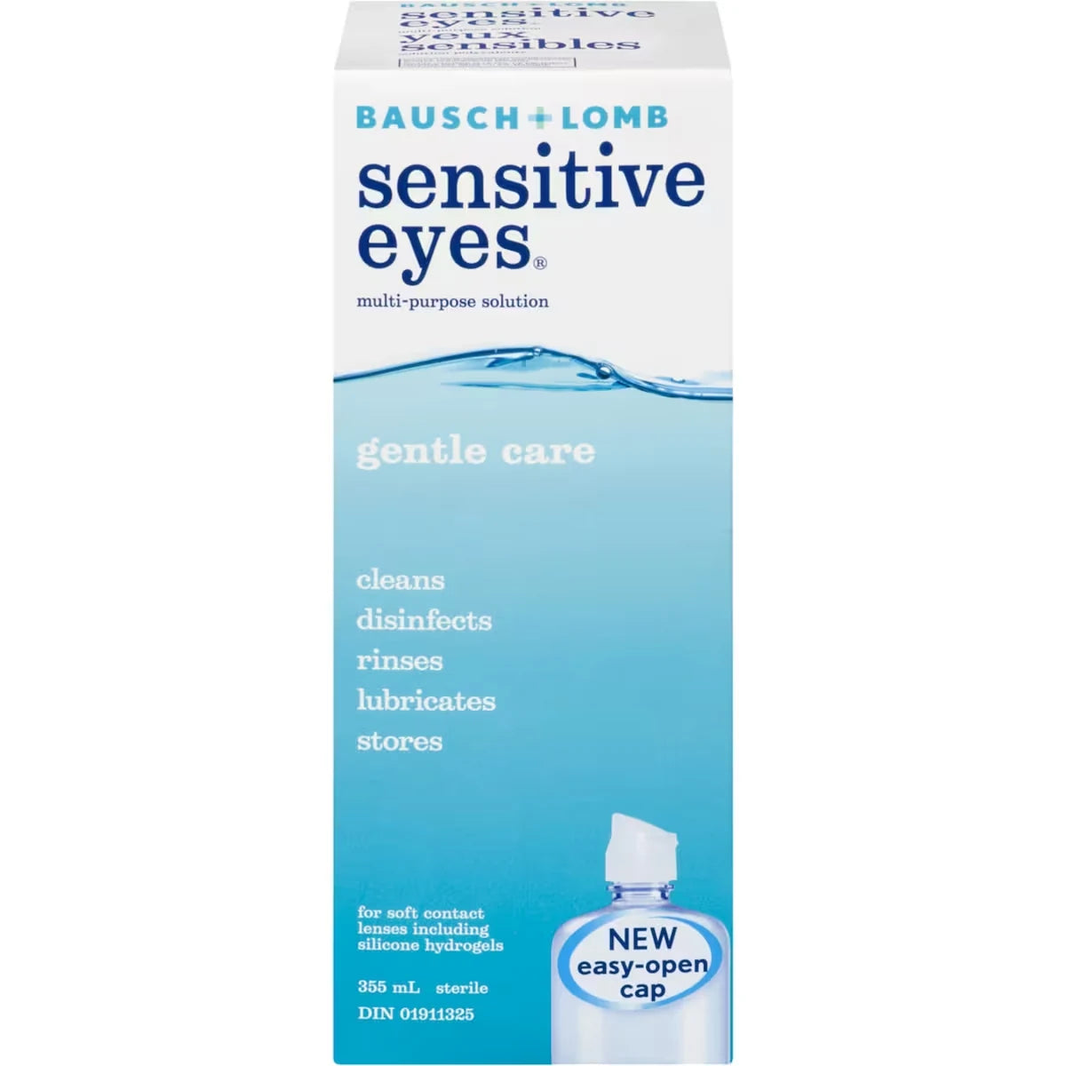 Bausch & Lomb Sensitive Eyes Multi-Purpose Solution front package