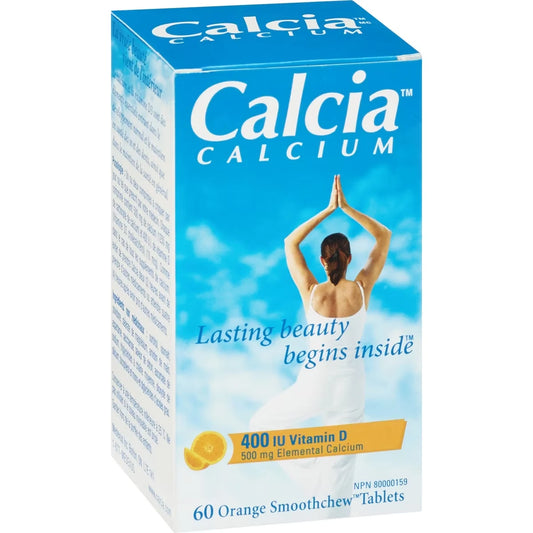 Calcia Calcium with Vitamin D 400IU 500MG orange product detail