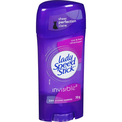 Lady Speed Stick Invisible Antiperspirant Deodorant Solid, Cool & Fresh product detail