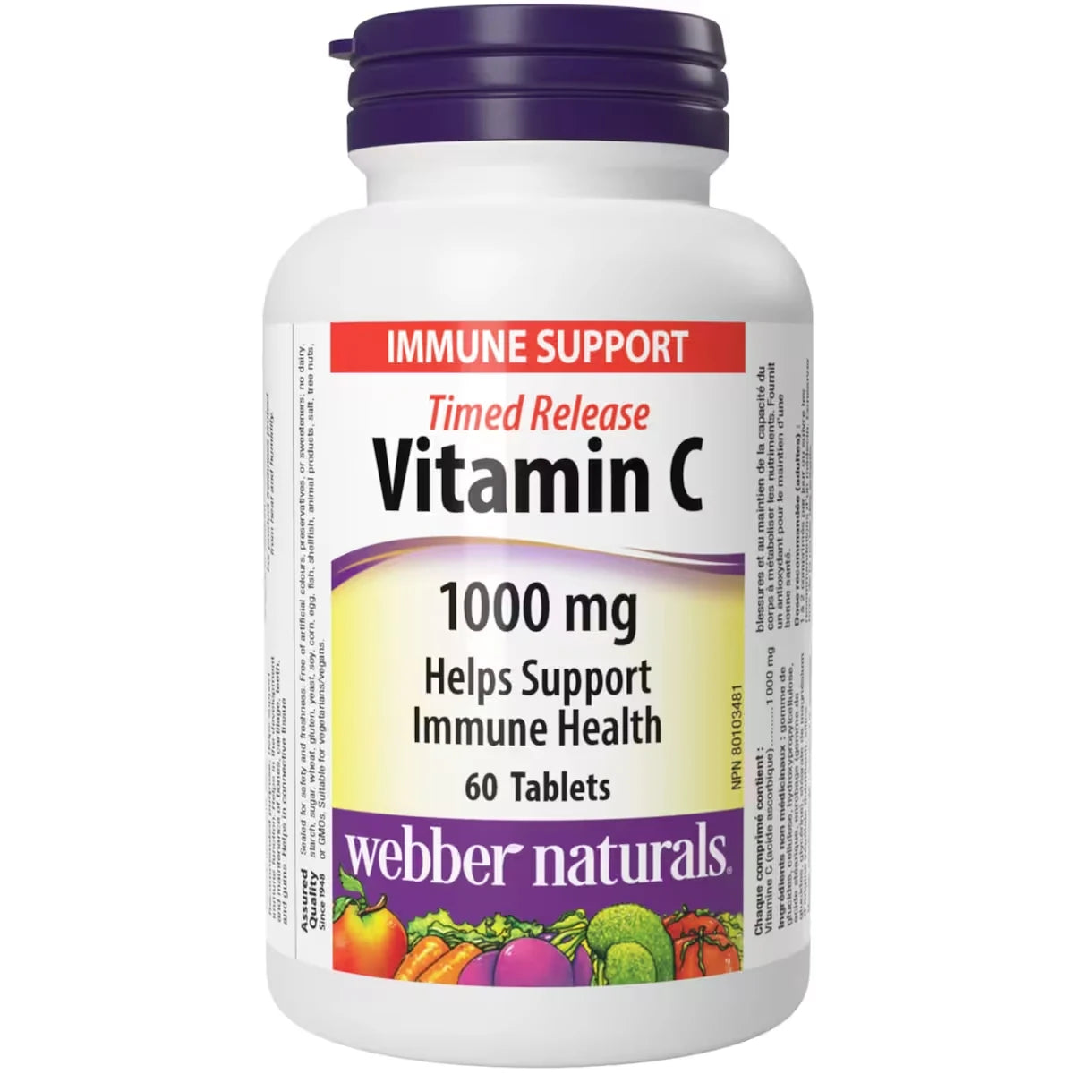 Webber Vitamin C Timed Release front package