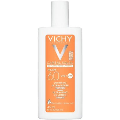 Vichy Mineral Tinted Sunscreen Lotion SPF 60 front package