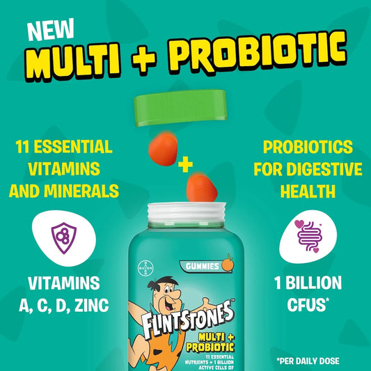 Flintstones Kids Multivitamin + Probiotic Gummies product detail