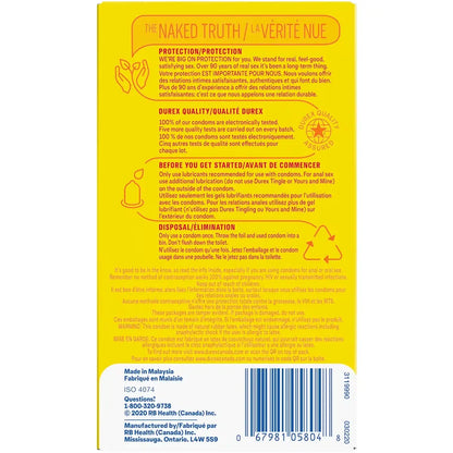 Durex Tropical Lubricated Condoms product detail