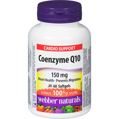 Webber Coenzyme Q10 150 mg front package