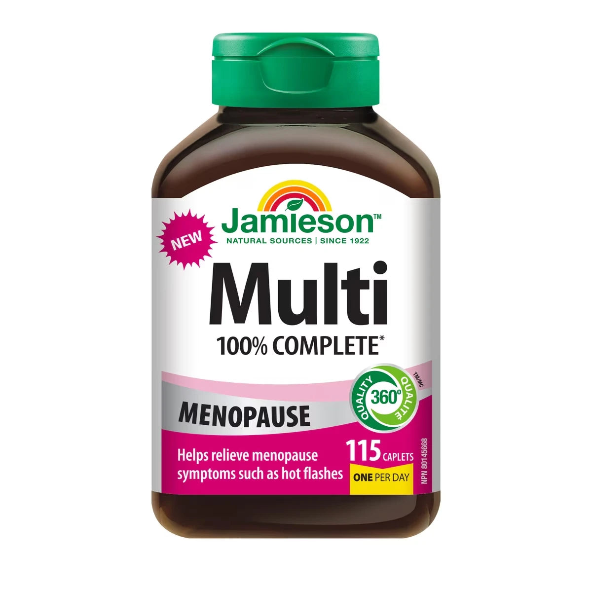 Jamieson 100% Complete Menopause Multi front package