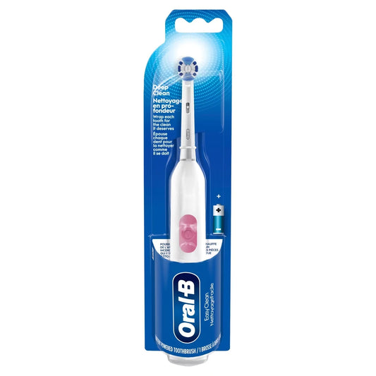 Oral-B Revolution Battery Toothbrush with 1 Brush Head, White, Batteries Included front package