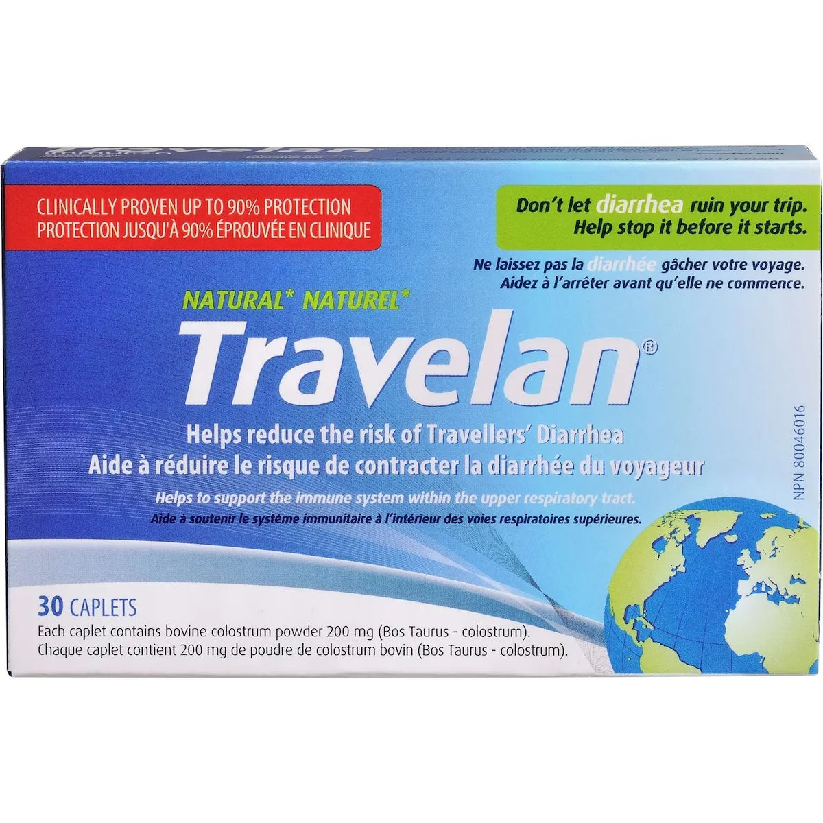 Travelan® front package