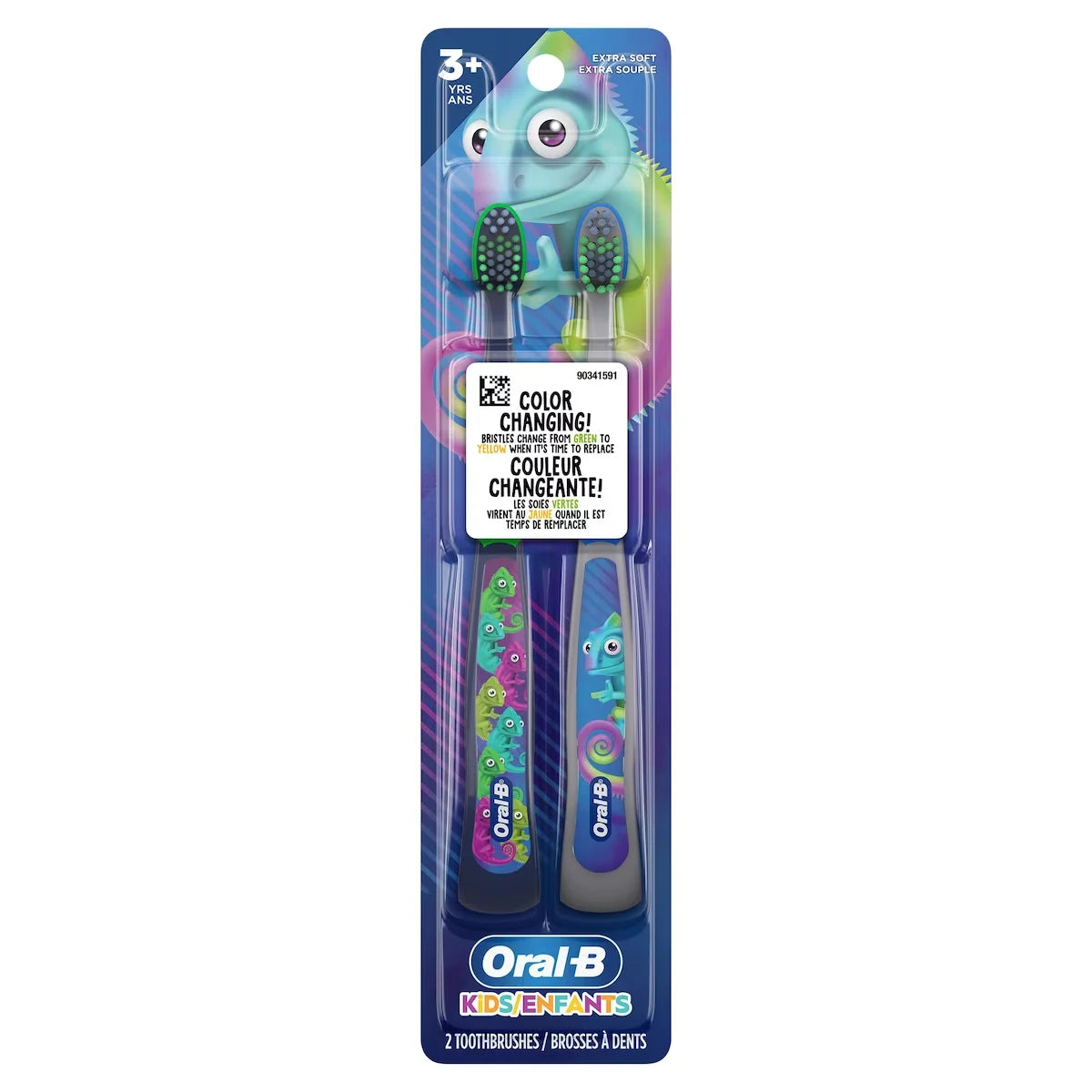 Oral-B Kid's Manual Toothbrush for Ages 3+, Extra Soft Bristles, 2 Count product detail